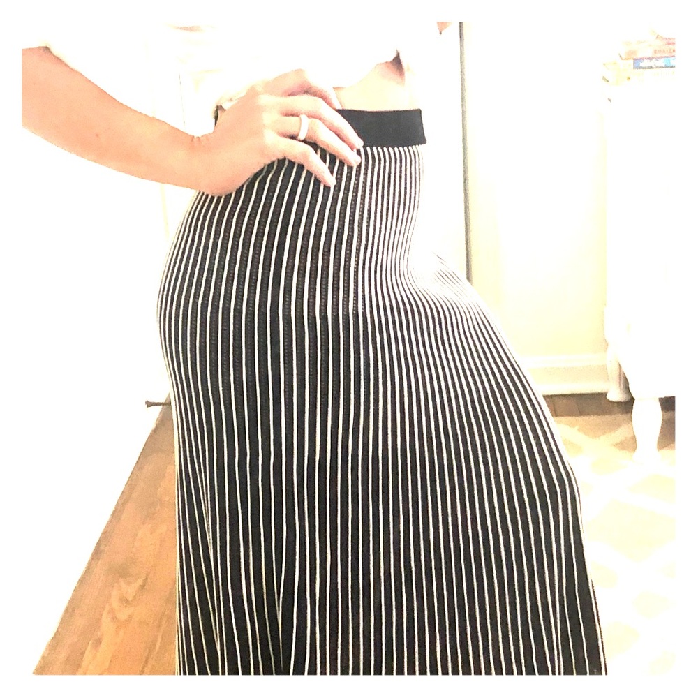 BCBG Max Azria Knit Ombré Midi Skirt